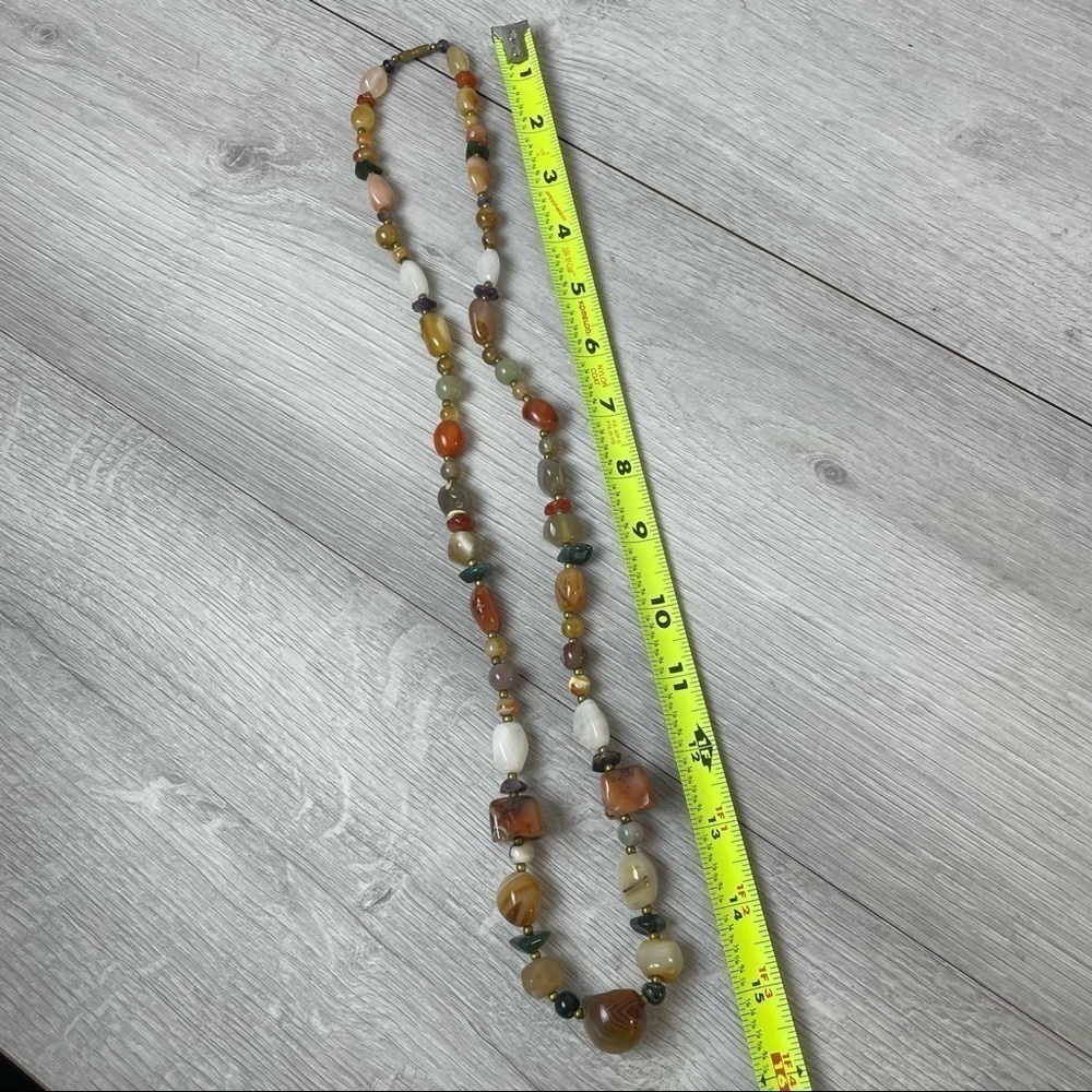 Multicolor Gemstone Necklace - image 6